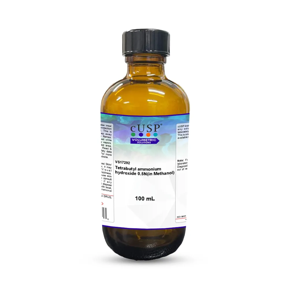 Tetrabutylammonium hydroxide 0.5 N in Methanol