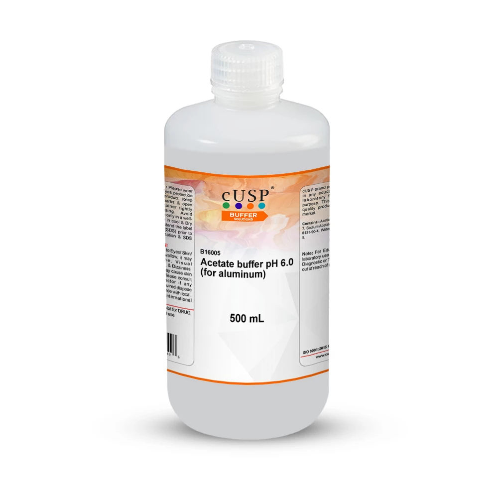 Acetate Buffer pH 6.0 For Aluminum
