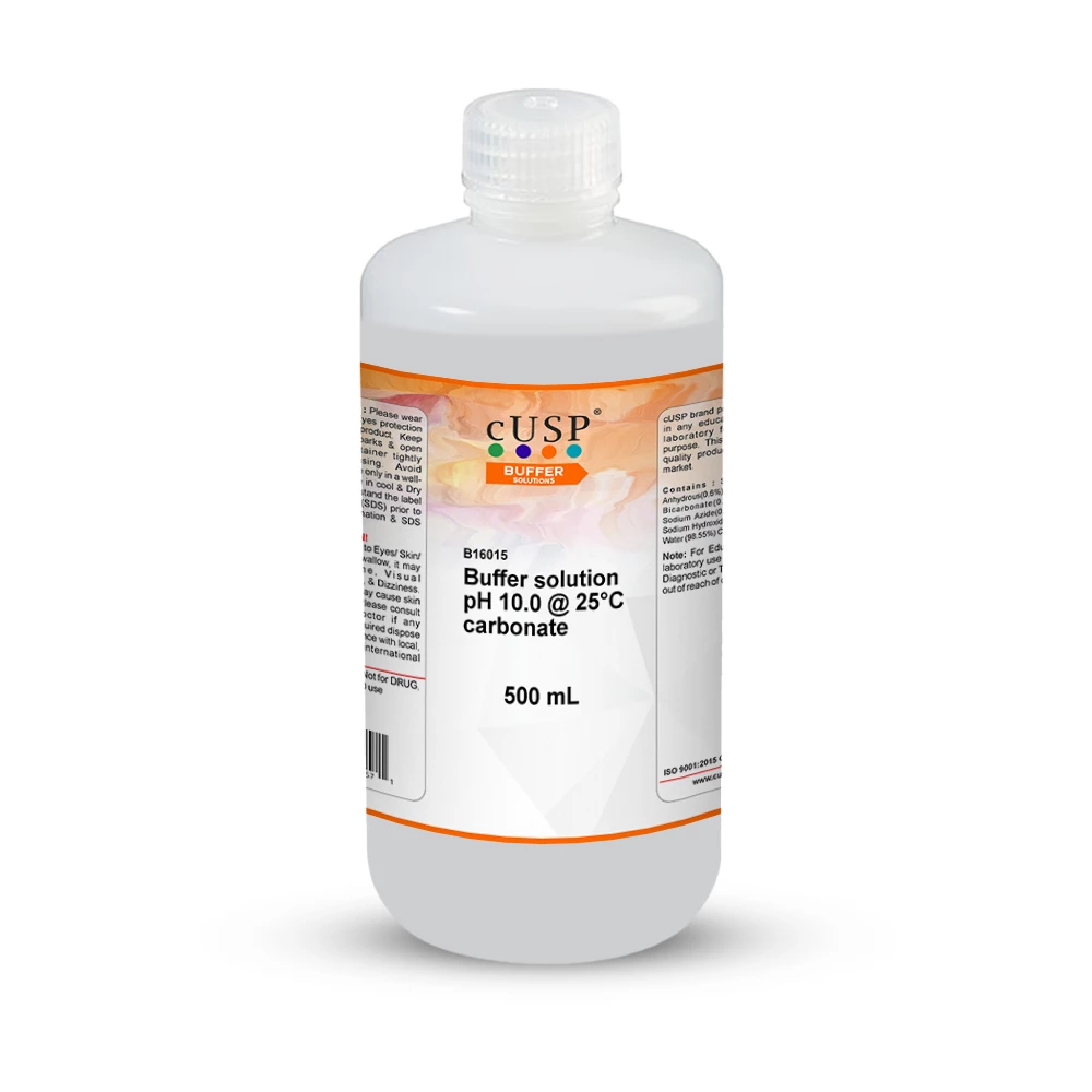 Buffer Solution pH 10.0 @ 25°C Carbonate