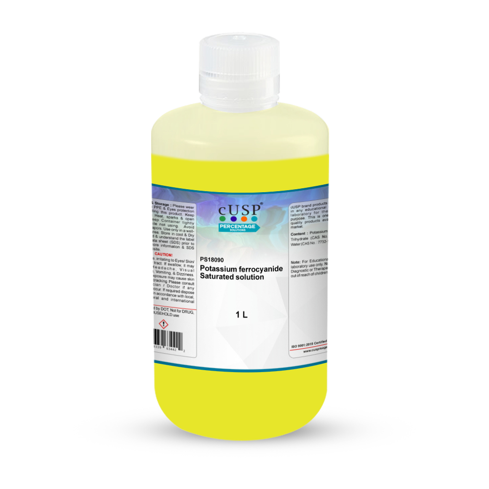 Potassium Ferrocyanide Saturated Solution