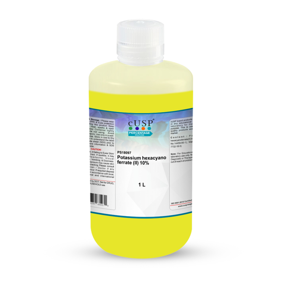 Potassium Hexacyanoferrate (II) 10%