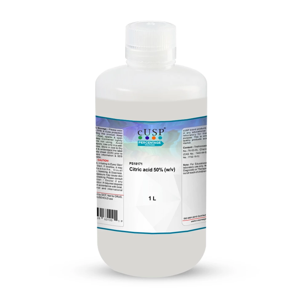 Citric Acid 50 % W/V
