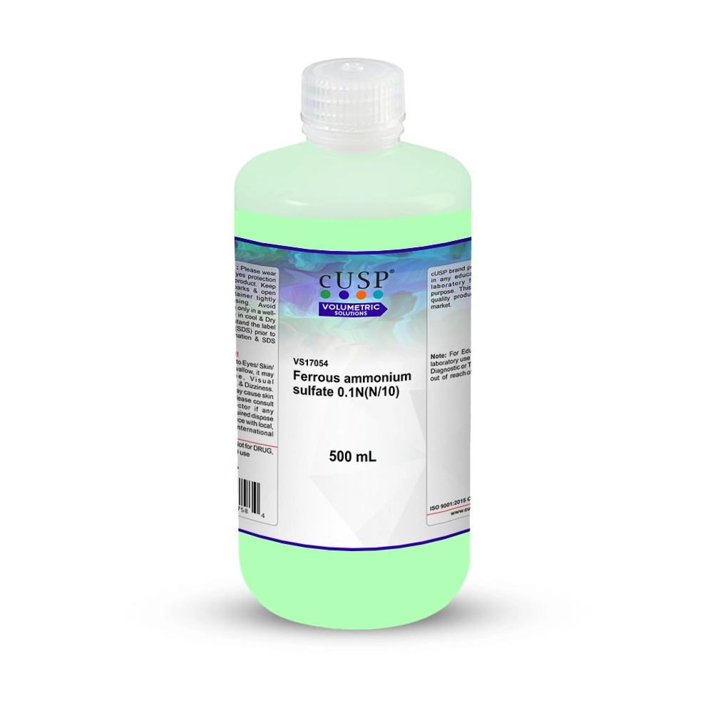 Ferrous Ammonium Sulfate 0.100N (N/10)