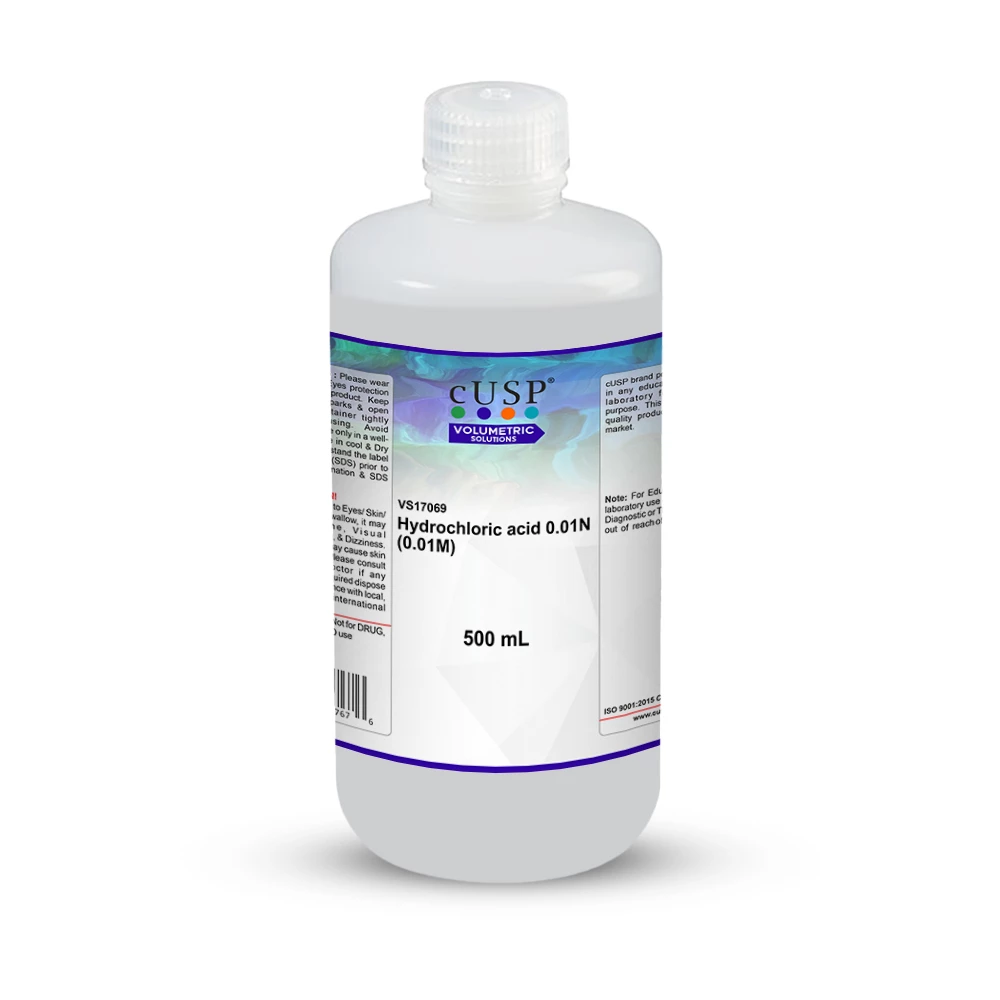 Hydrochloric Acid 0.010N (0.010M)