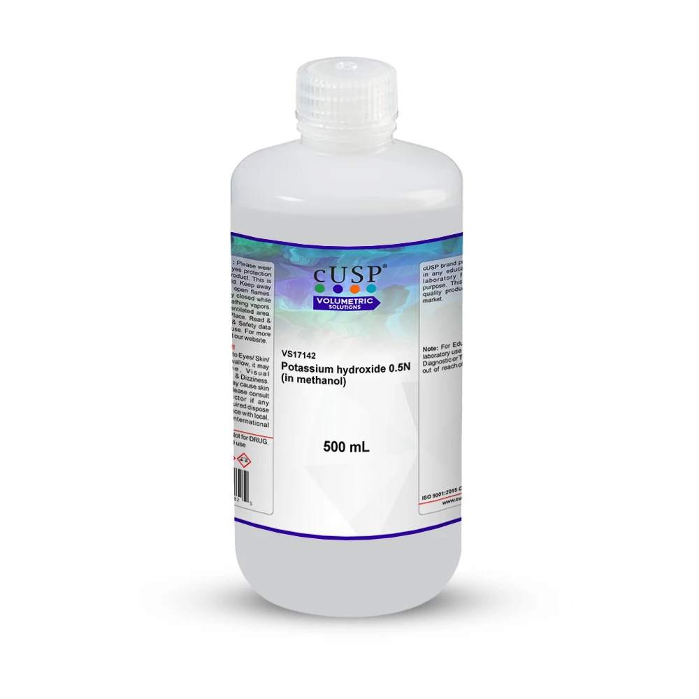 Potassium Hydroxide 0.500N in Methanol