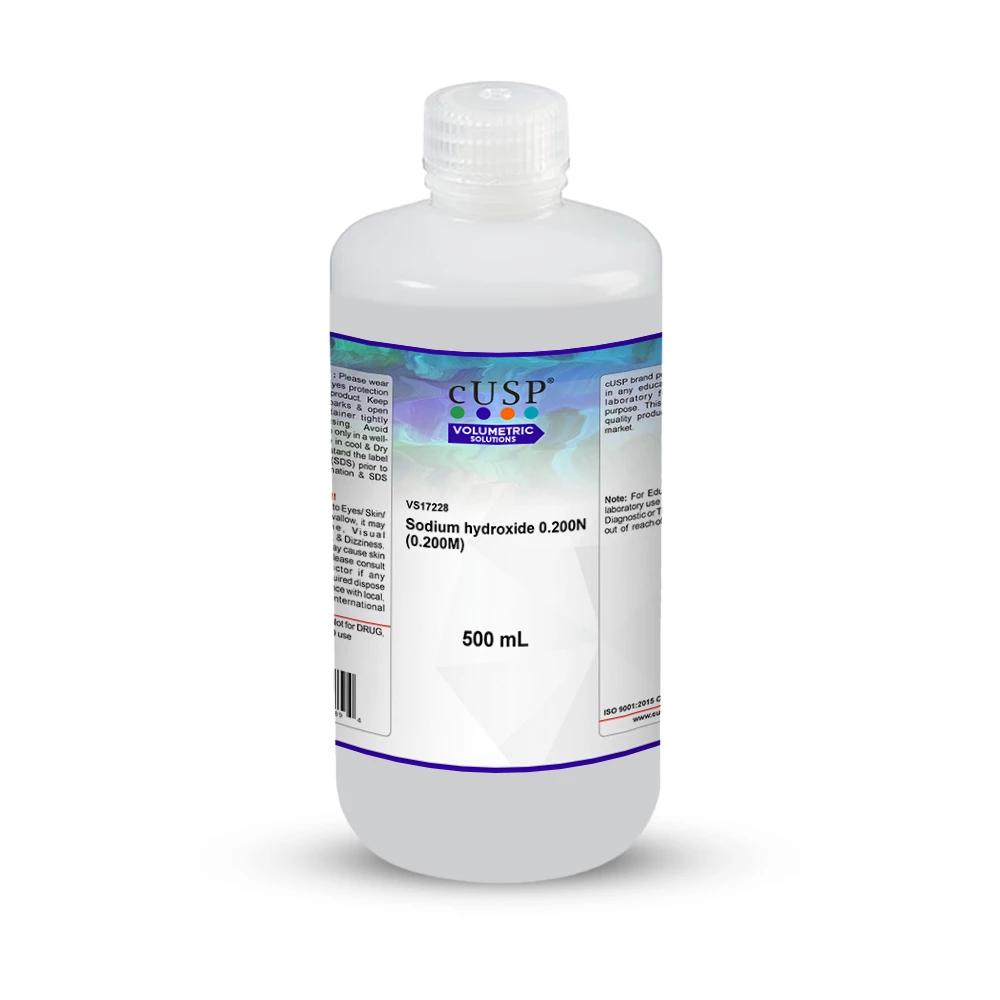Sodium Hydroxide 0.200N (0.200M)