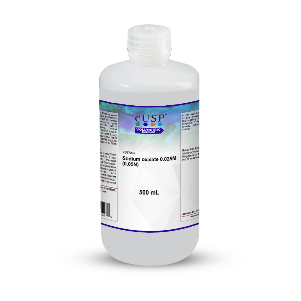 Sodium Oxalate 0.025M (0.05N)