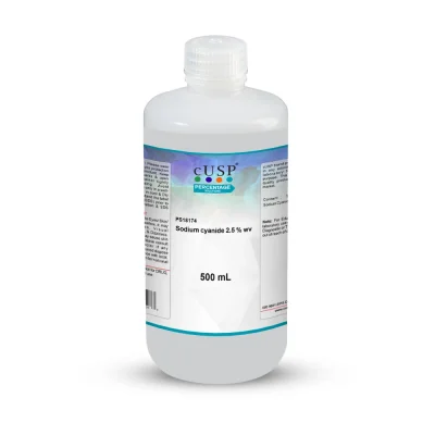 Sodium cyanide 2.5 % wv